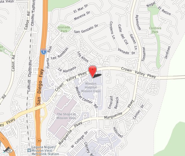 Location Map: 26732 Crown Valley Pkwy Mission Viejo, CA 92691