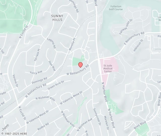 Location Map: 301 W Bastanchury Rd Fullerton, CA 92835